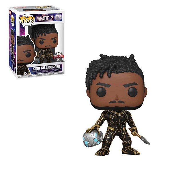 King Killmonger 878 Exclusivo Pop Funko Marvel What if...?