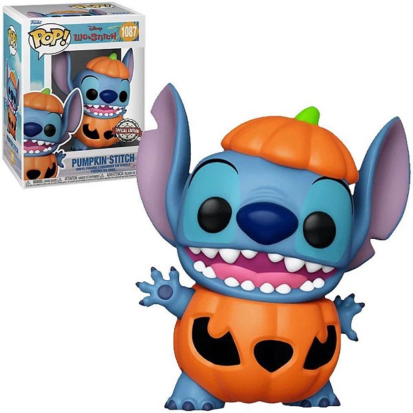 Stitch Pumpkin 1087 Exclusivo Pop Funko Stitch Disney