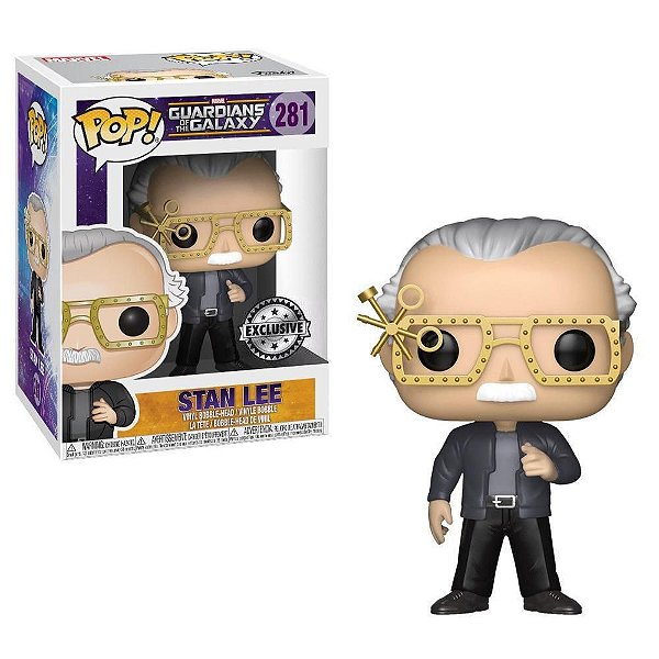 Stan Lee 281 Exclusivo Pop Funko Guardiões da Galáxia Marvel