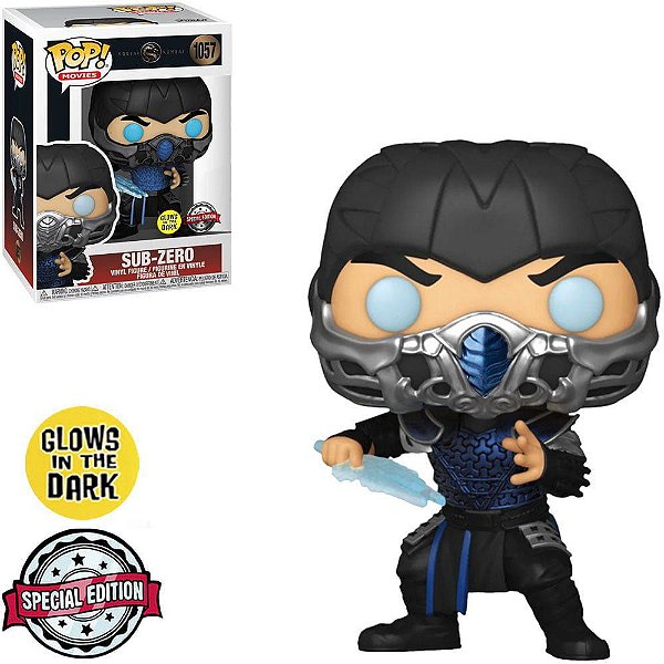 Sub-Zero 1057 Exclusivo Glow Pop Funko Mortal Kombat