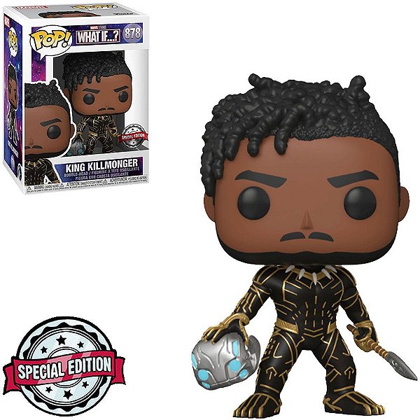 King Killmoner 878 Exclusivo Pop Funko MARVEL CAIXA AVARIADA