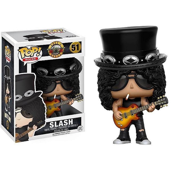 Slash 51 Pop Funko Guns N Roses - CAIXA AVARIADA