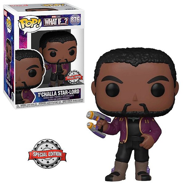 Tchalla Star-Lord 876 Exclusivo Pop Funko What if Marvel