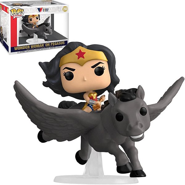 Wonder Woman on Pegasus 280 Rides Pop Funko DC