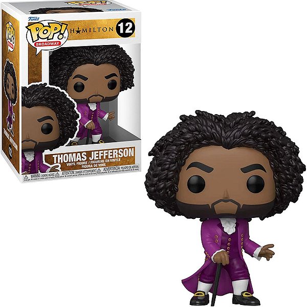Thomas Jefferson 12 Pop Funko Hamilton