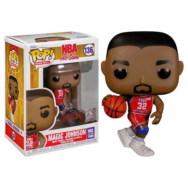 Magic Johnson 136 Exclusivo Pop Funko NBA All Stars