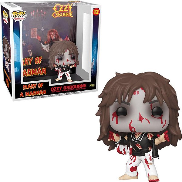 Ozzy Osbourne 12 Album Pop Funko Rocks