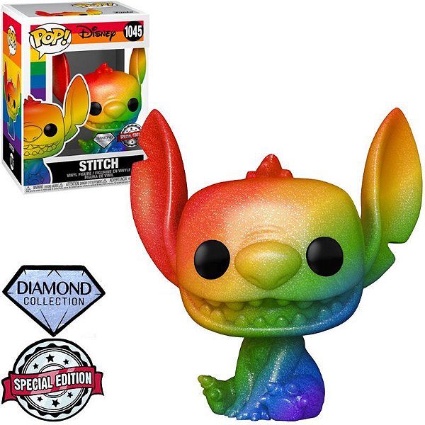 Stitch 1045 Diamond Pop Funko Disney Pride