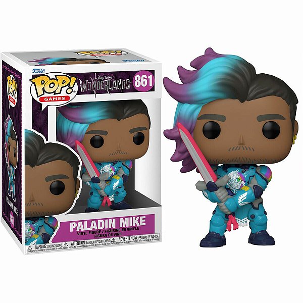 Paladin Mike 861 Pop Funko Tiny Tina Wonderland