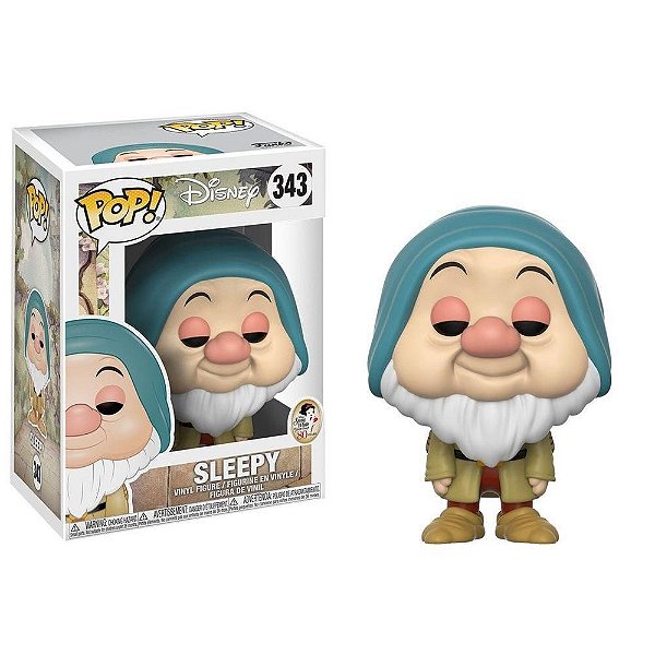 Sleepy (Soneca) 343 Pop Funko Branca de Neve Disney