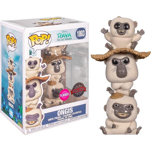 Ongis 1003 Flocked Pop Funko Raya Disney