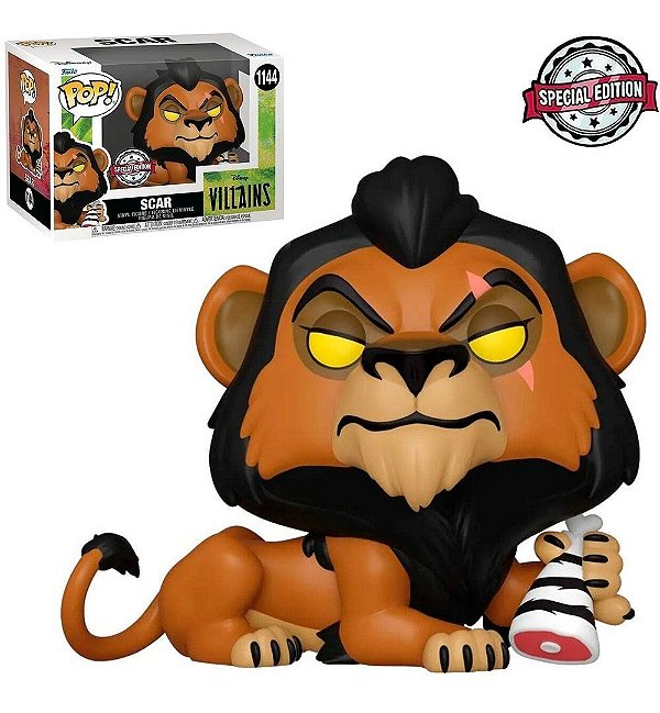Scar 1144 Exclusivo Pop Funko Villains Rei Leao Disney