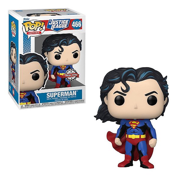 Superman 466 Exclusivo Pop Funko Justice League DC