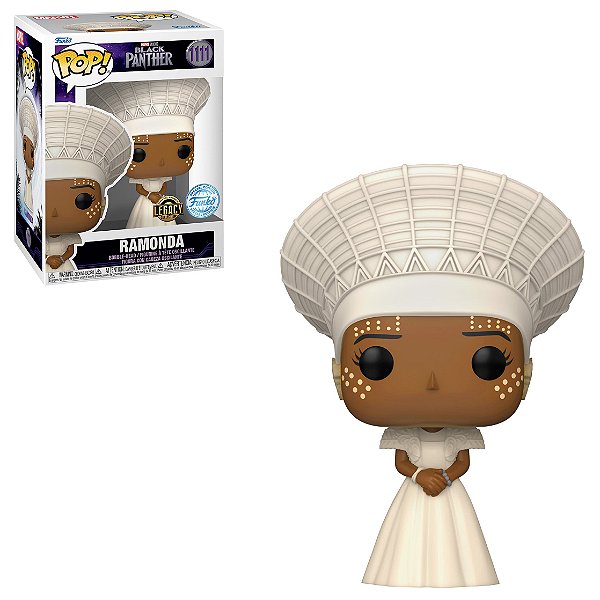 Ramonda 1111 Exclusivo Pop Funko Black Panther Marvel