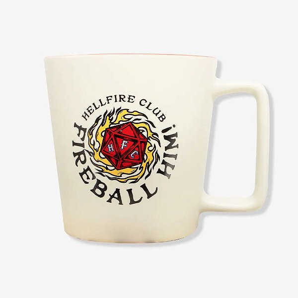 Caneca Stranger Things Fireball 400ml Zona Criativa 10024235