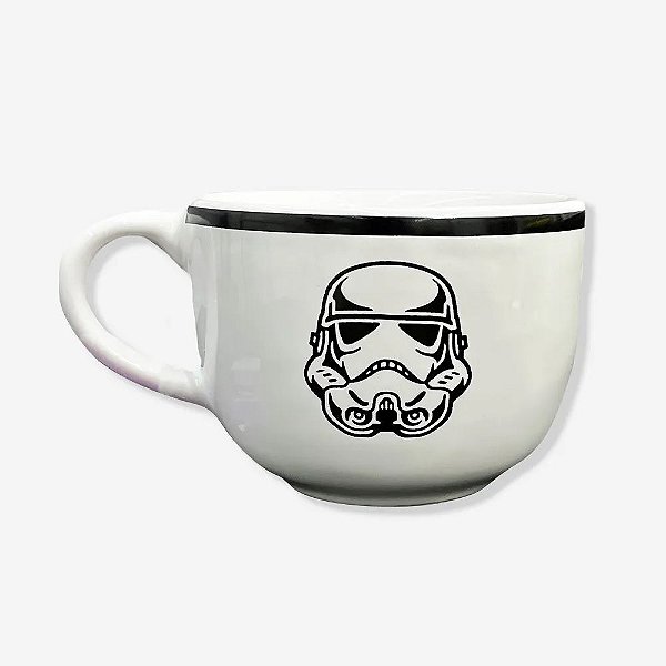 Caneca Sopa Stormtrooper Star Wars 500ml Zona Criativa