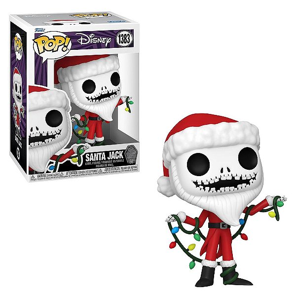 Santa Jack 1383 Pop Funko Estranho Mundo de Jack Disney