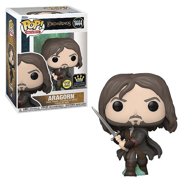 Aragorn 1444 GITD Pop Funko Senhor dos Anéis