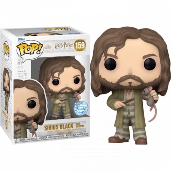 Sirius Black with Wormtail 159 Excl Pop Funko Harry Potter