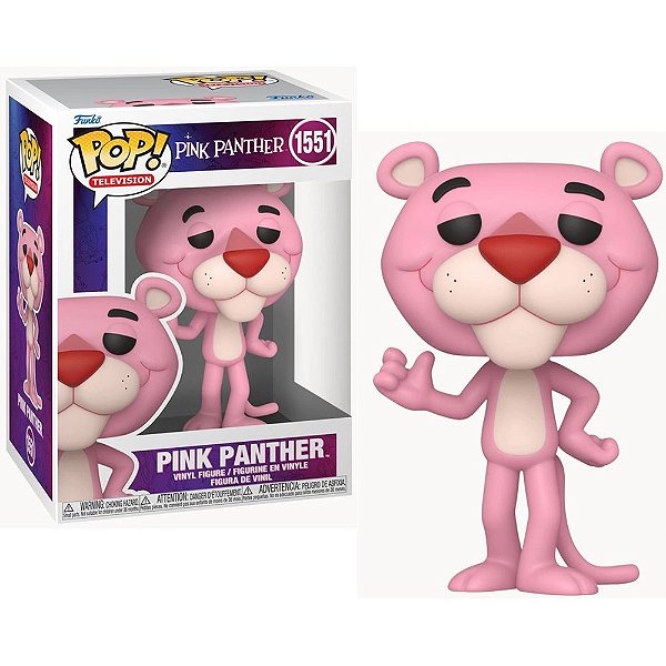Pink Panther 1551 Pop Funko Pantera Cor de Rosa