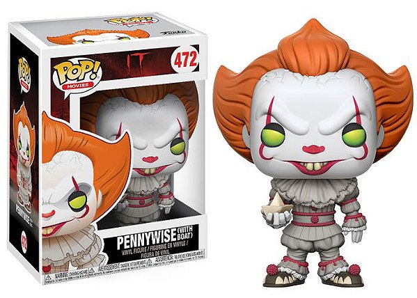 Pennywise with boat 472 Pop Funko It