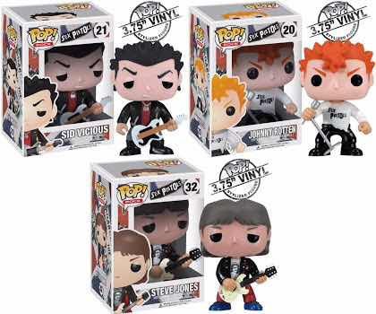 Sex Pistols Pop Funko Set Completo