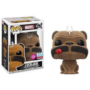 Lockjaw 257 Pop Funko Marvel Flocked Exclusivo Nycc