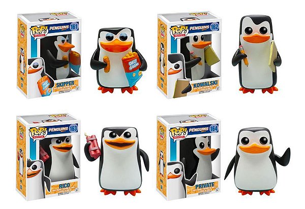 Rico Skipper Kowalski Private Pop Funko Penguins Madagascar