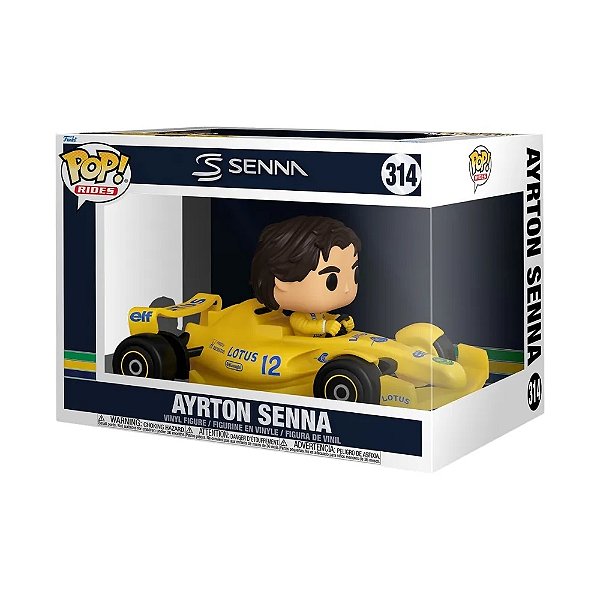 Ayrton Senna Lotus 314 Rides Pop Funko Senna