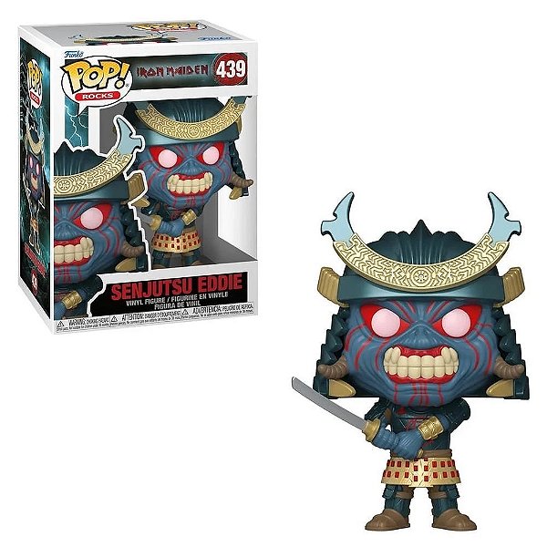 Senjutsu Eddie 439 Pop Funko Iron Maiden Rocks