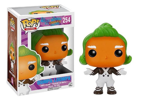Oompa Loompa 254 Pop Funko Fantastica Fabrica de Chocolate