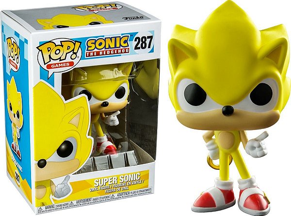 Super Sonic 287 Exclusivo Pop Funko Sonic