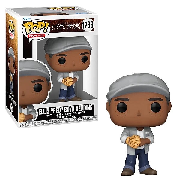 Ellis Red Boyd Redding 1736 Pop Funko Um Sonho de Liberdade