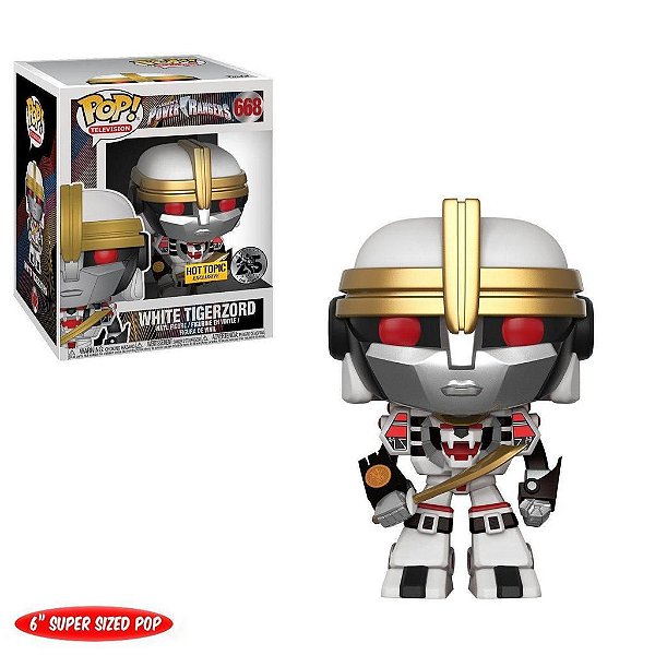 White Tigerzord 668 Exclusivo Pop Funko Power Rangers
