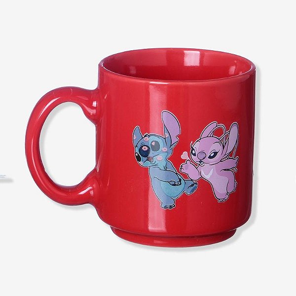 Caneca Mini Tina Stitch Love - Disney 100ml Zona Criativa - 10025394