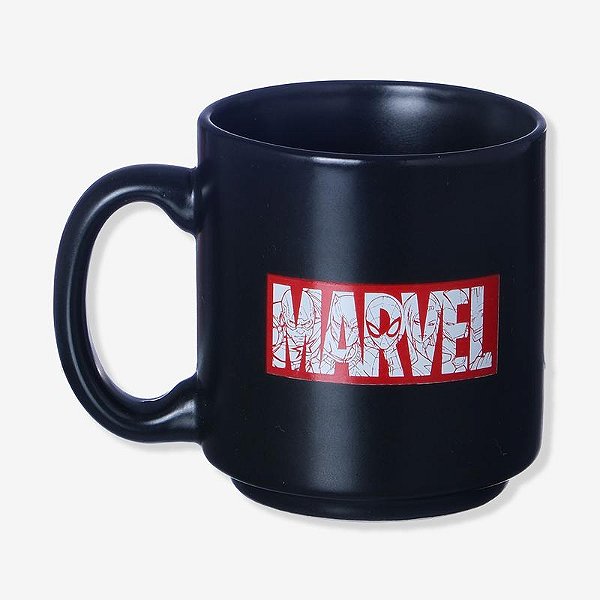 Caneca Mini Tina Marvel Logo 100ml Zona Criativa - 10025080
