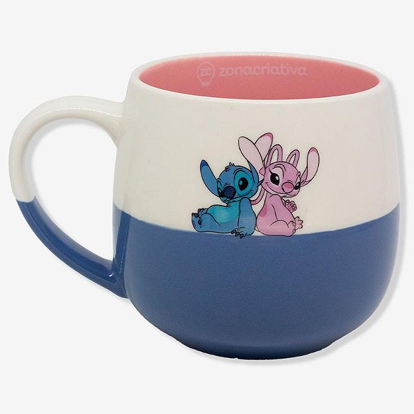 Caneca Maggie Stitch e Angel Namorados 400ml ZC - 10026383