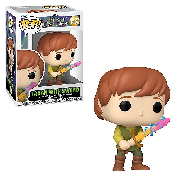Taran with Sword 1587 Pop Funko O Caldeirão Mágico Disney