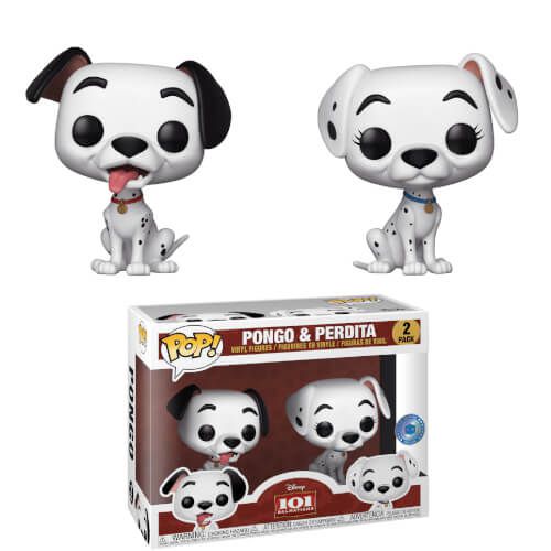 Pongo e Tardis 2 Pop Funko 101 Dalmatas