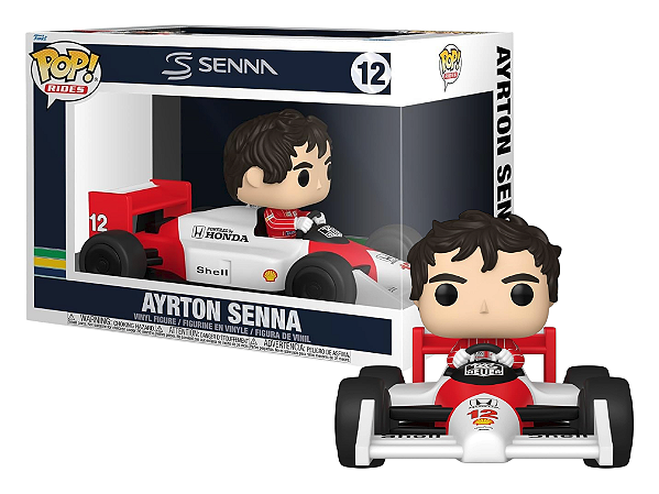 Ayrton Senna McLaren 12 Rides Pop Funko Senna