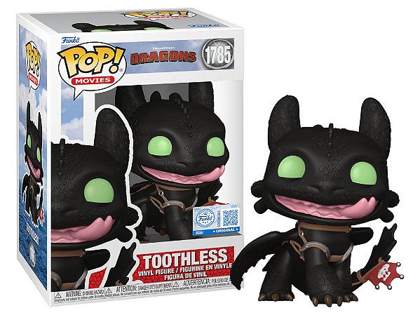 Toothless Banguela 1785 Pop Funko Como Treinar o Seu Dragão