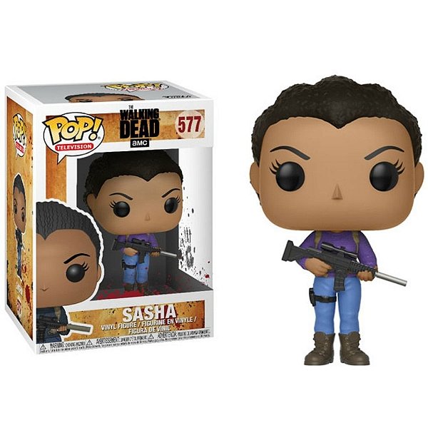 Sasha 577 Pop Funko Thw Walking Dead (Cx Avariada)