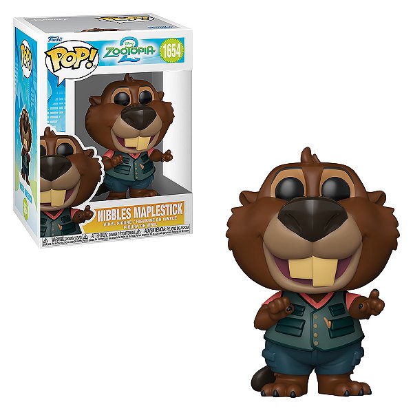 Nibbles Maplestick 1654 Pop Funko Zootopia 2 Disney