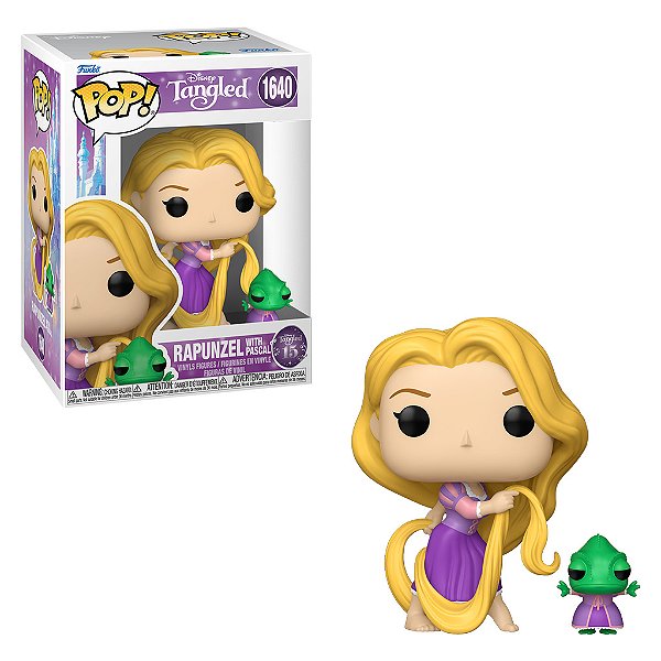 Rapunzel with Pascal 1640 Pop Funko Enrolados Tangled Disney