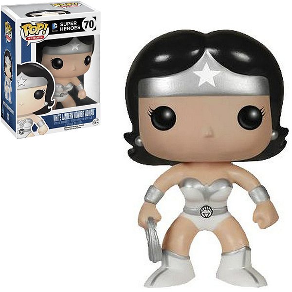 White Lantern Wonder Woman 70 Pop Funko Mulher Maravilha DC