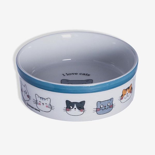 Comedouro Pets I Love Cats 400ml Tamanho G - ZC - 10120138