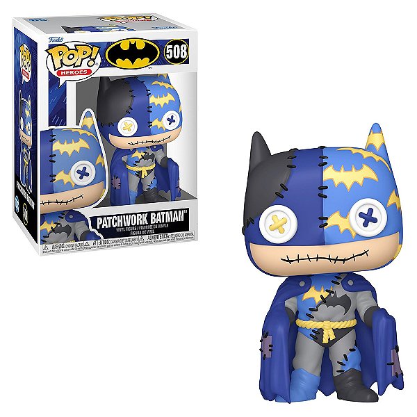 Patchwork Batman 508 Pop Funko Batman DC