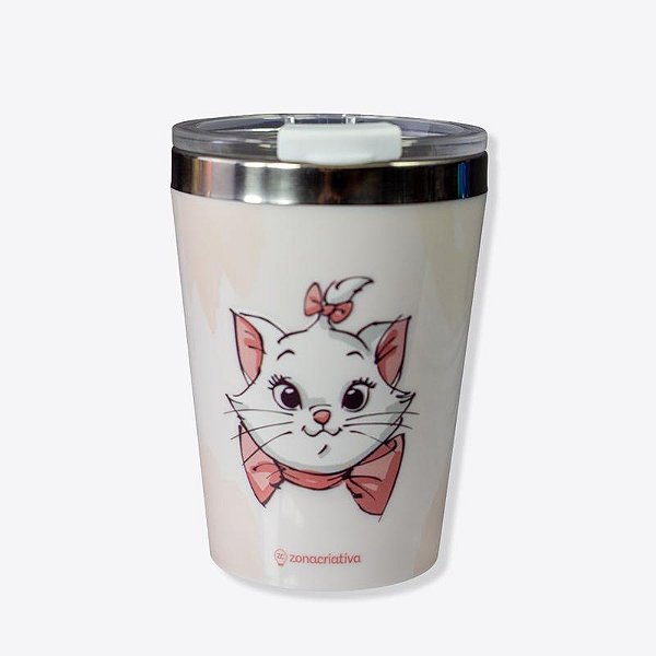 Copo Snap Gata Marie Disney 300ml - Zona Criativa - 10026048