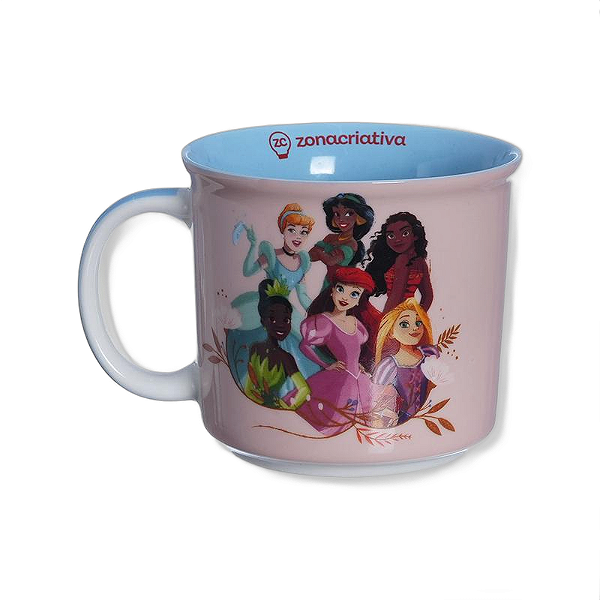 Caneca Tom Princesas - Disney 350ml Zona Criativa - 10025935