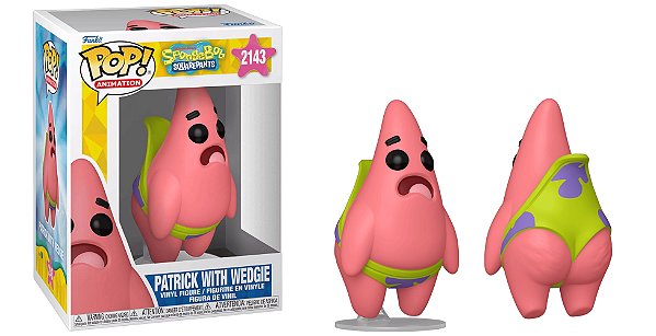 Patrick with Wedgie 2143 Exclusivo Pop Funko Bob Esponja